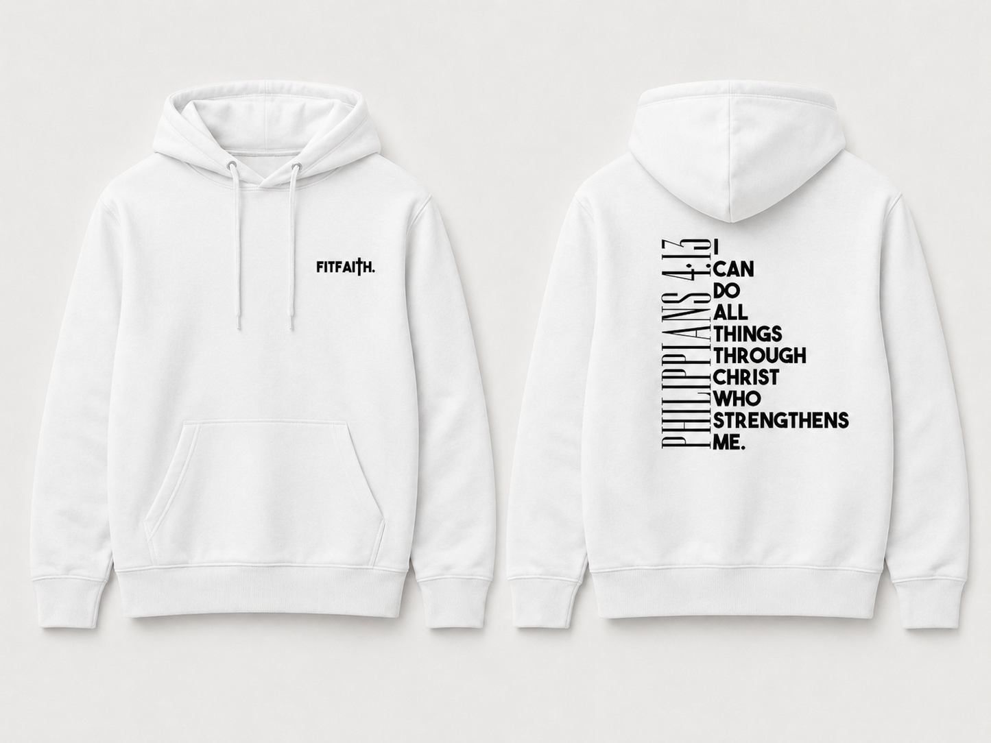 FITFAITH.™ - Philippians 4:13 Hoodie